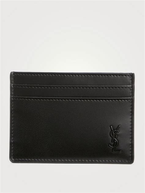 ysl men cardholder|YSL monogram card holder.